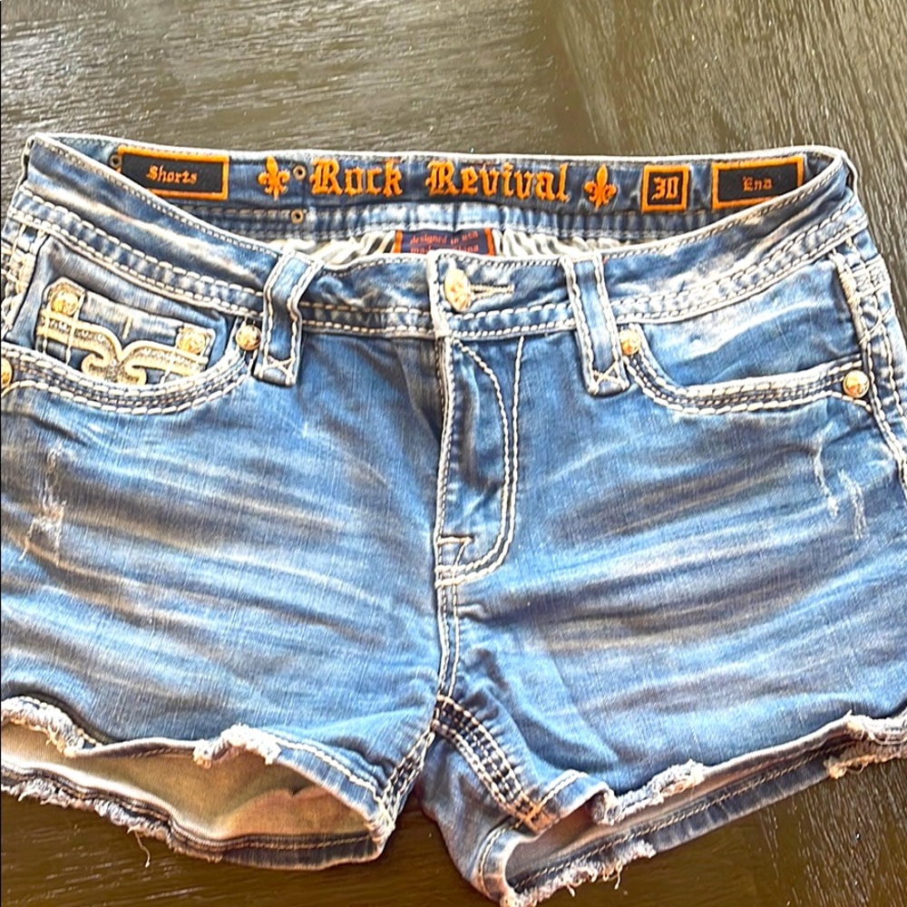 Rock revival Jean shorts